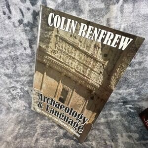 Archaeology & Language Book‎ 1990 Paperback History Cambridge Colin Renfrew